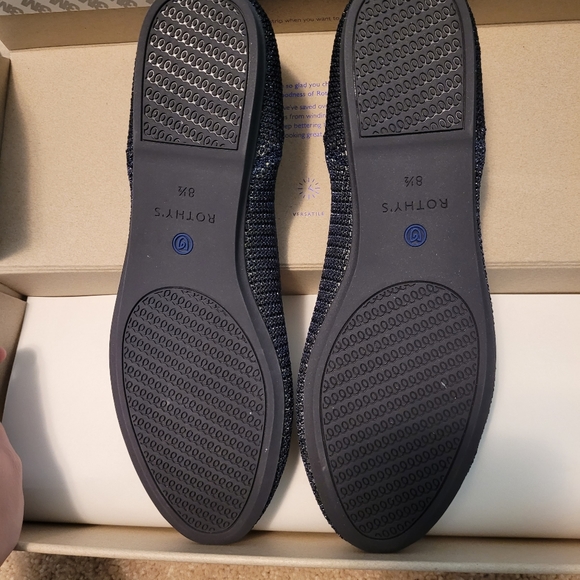 Rothy's Metallic Lattice Stitch Size 8.5 NWT - Picture 5 of 6